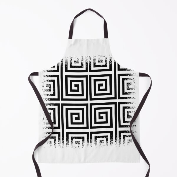 Item preview, Greek Keys White Black Faded 2 designed and sold by Yiorgos Designs.