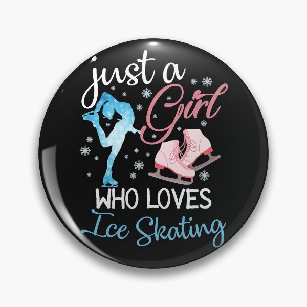 Item preview, Just A Girl Who Loves Ice Skating Shirt For Ice Skating Girl designed and sold by SeleneFrances.