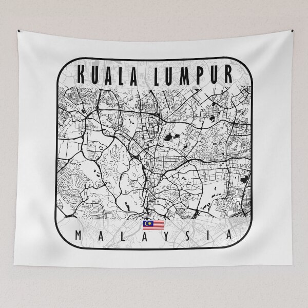Item preview, KUALA LUMPUR MAP MALAYSIA designed and sold by hatimelhag.