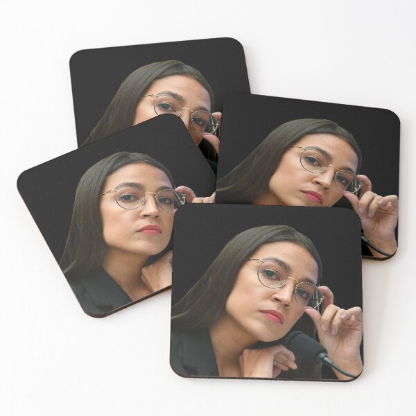 Item preview, Alexandria Ocasio Cortez "AOC Glasses Tilt" designed and sold by itsmebecca.