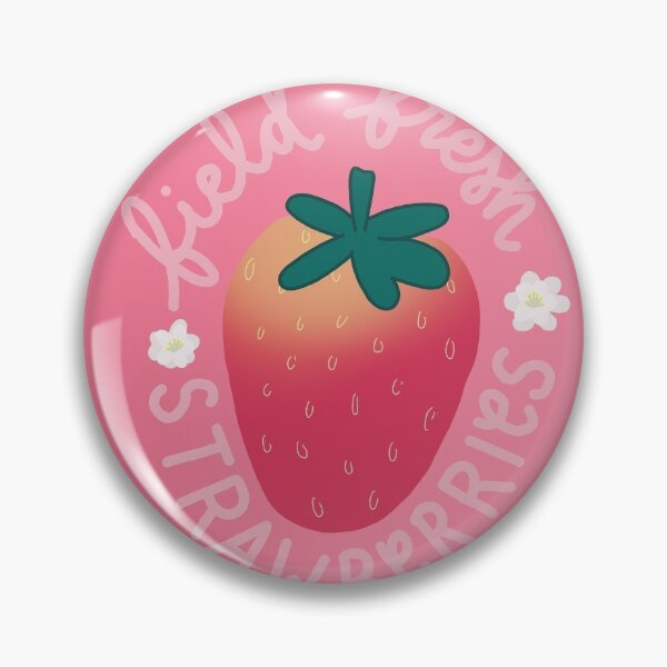 Item preview, Strawberry Fruit Sticker designed and sold by Mallory McDonald.