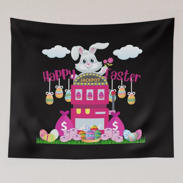Item preview, Easter Bunny Slot Machine designed and sold by SloganExpress.
