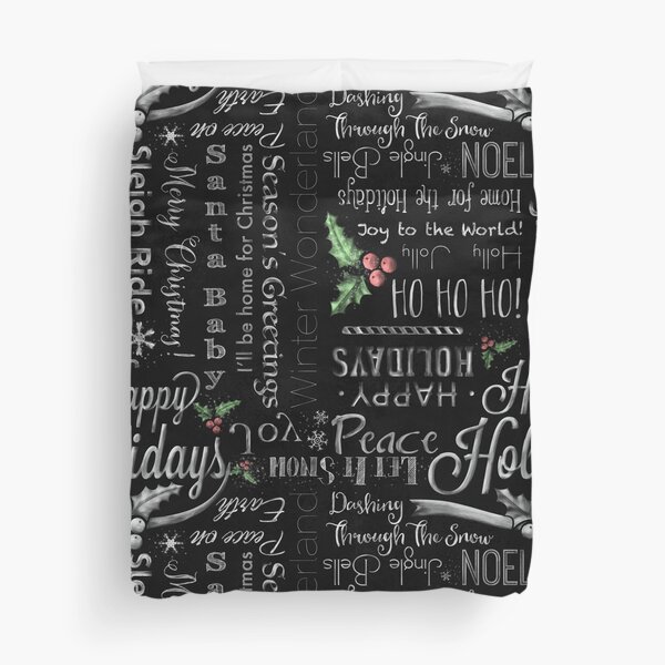 Item preview, Christmas holiday chalkboard text art designed and sold by Glimmersmith.