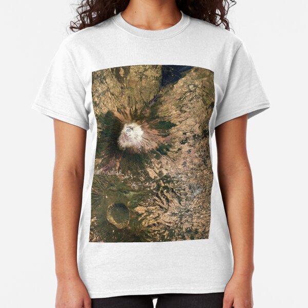 San Miguel Volcano El Salvador Satellite Image Classic T-Shirt