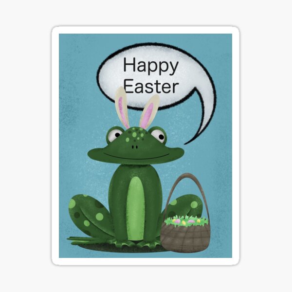 Easter Bunny Frog Merch & Gifts for Sale