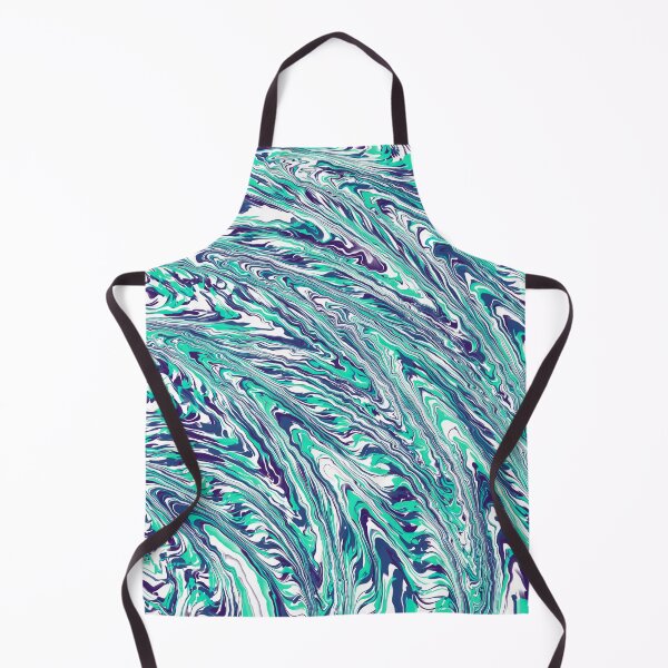 Item preview, Teal Liquid Art Pour designed and sold by Punderstandable.