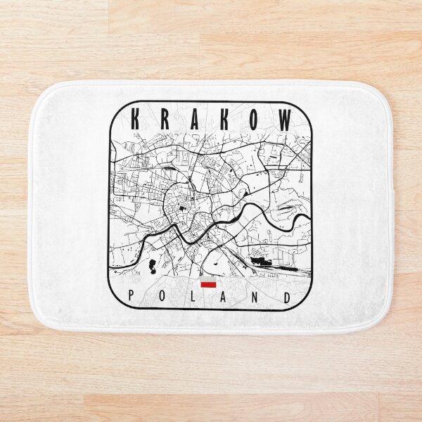 Item preview, KRAKOW MAP POLAND designed and sold by hatimelhag.