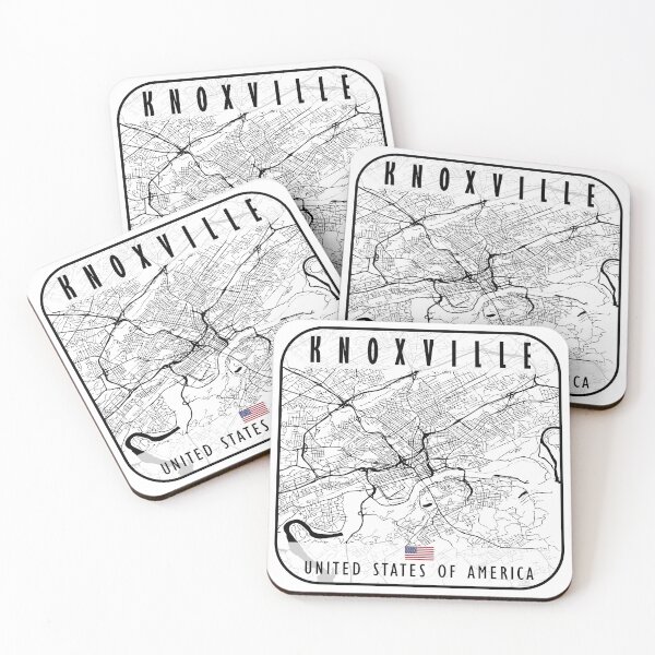 Item preview, KNOXVILLE MAP USA designed and sold by hatimelhag.