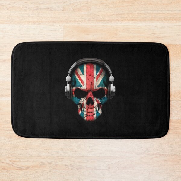 Item preview, Dark Skull Deejay with British Flag  designed and sold by lanaifyke.
