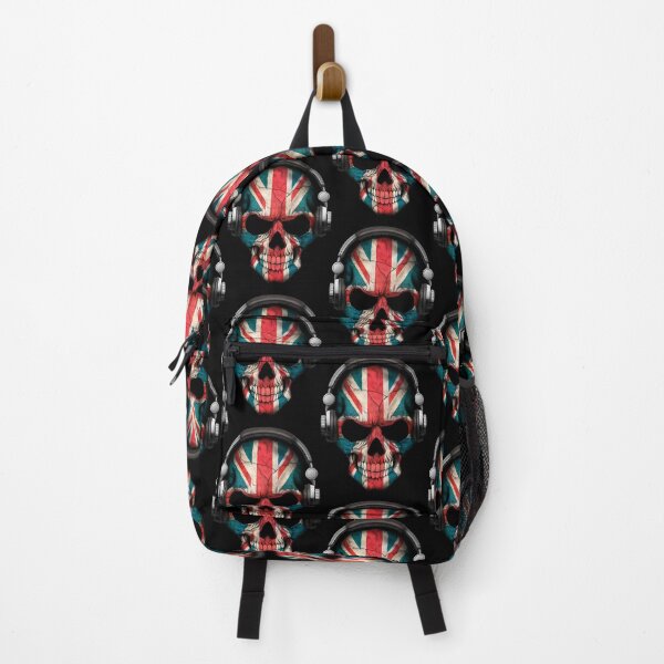Item preview, Dark Skull Deejay with British Flag designed and sold by lanaifyke.