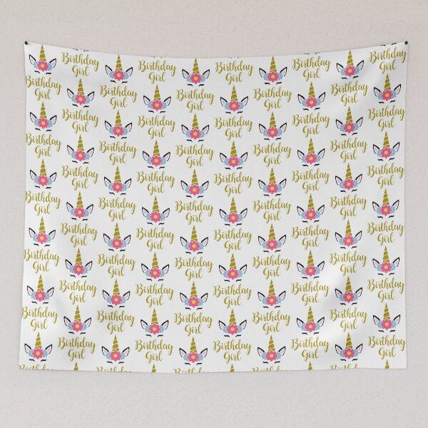 Item preview, Baby Unicorn Birthday Girl Party designed and sold by KarolinaPaz.