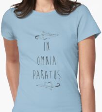 In omnia Paratus Tailliertes T-Shirt