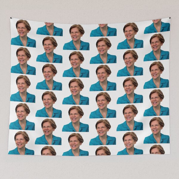 Item preview, Elizabeth Warren "Smile Portrait" designed and sold by itsmebecca.