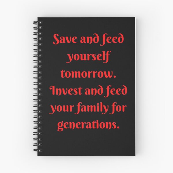 Item preview, Save and feed your self tomorrow. Invest and feed your family for generations. designed and sold by Pugnaciousprint.