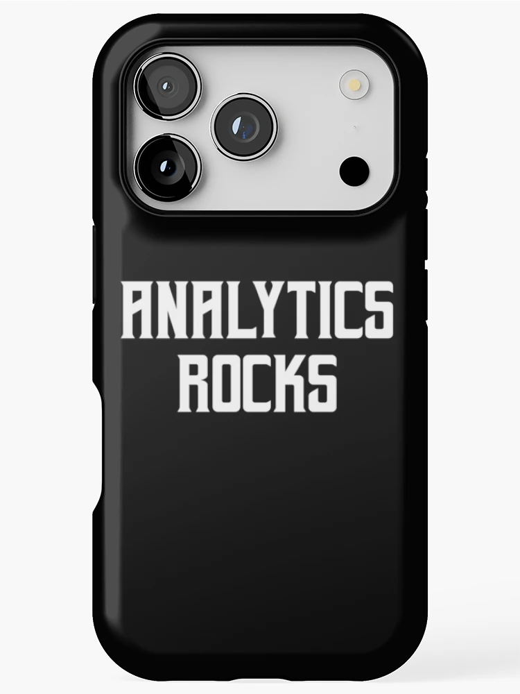 Thumbnail 1 of 4, iPhone Case, Analytics Rocks designed and sold by teesaurus.