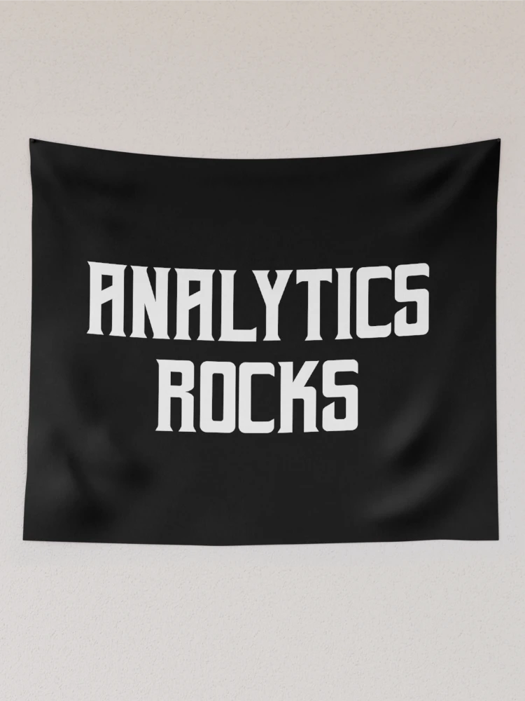 Thumbnail 2 of 3, Tapestry, Analytics Rocks designed and sold by teesaurus.