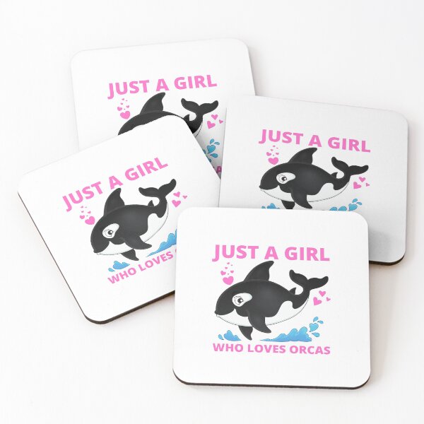 Item preview, JUST A GIRL WHO LOVES ORCAS designed and sold by TThousand.
