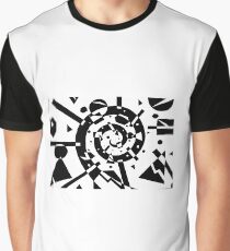 Geometric Explosion Graphic T-Shirt