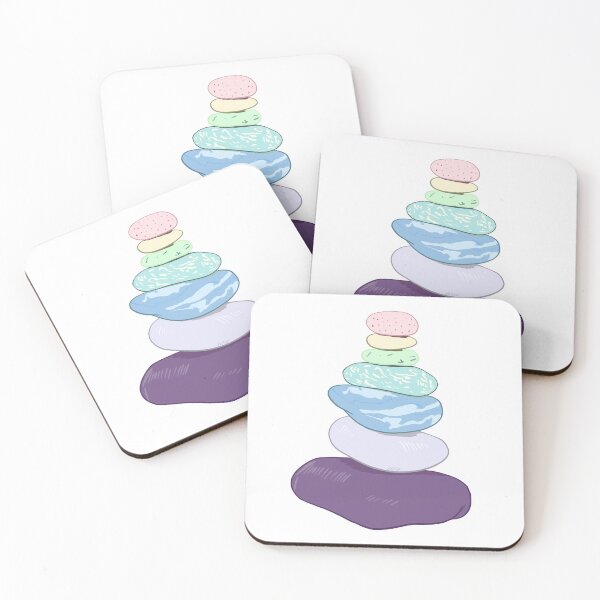 Item preview, Rainbow Cairn (Rock Stack) designed and sold by MaryAreWe.