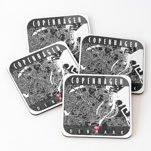 Item preview, COPENHAGEN MAP DENMARK designed and sold by hatimelhag.