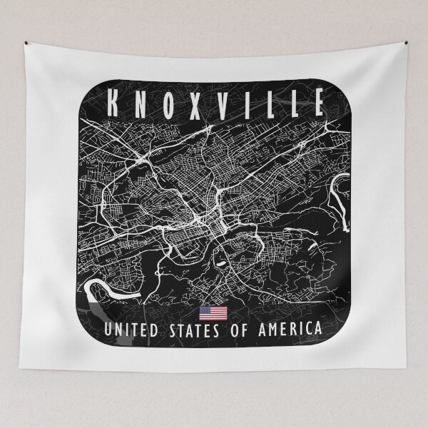 Item preview, KNOXVILLE MAP USA designed and sold by hatimelhag.