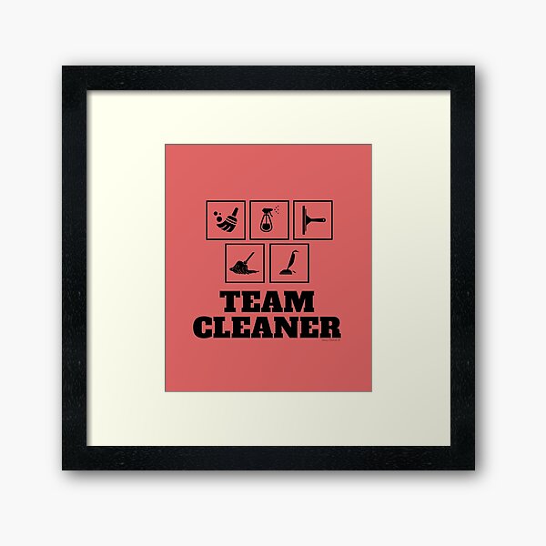 Item preview, Team Cleaner Novelty Cleaning Crew Housekeeper Shirts and Gifts designed and sold by SavvyCleaner.