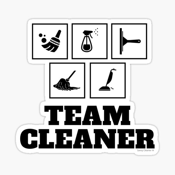 Item preview, Team Cleaner Novelty Cleaning Crew Housekeeper Shirts and Gifts designed and sold by SavvyCleaner.