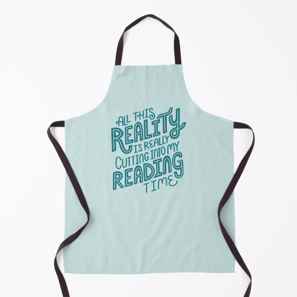 Item preview, Reality Vs. Reading Book Nerd Quote Lettering designed and sold by Kit Cronk.