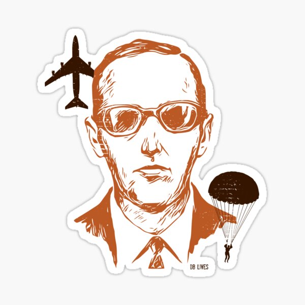DB Cooper Lives Sticker