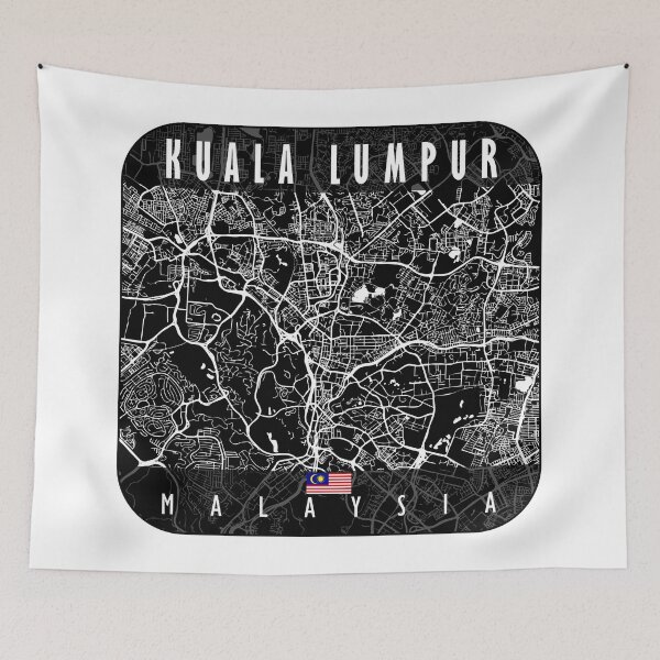 Item preview, KUALA LUMPUR MAP MALAYSIA designed and sold by hatimelhag.