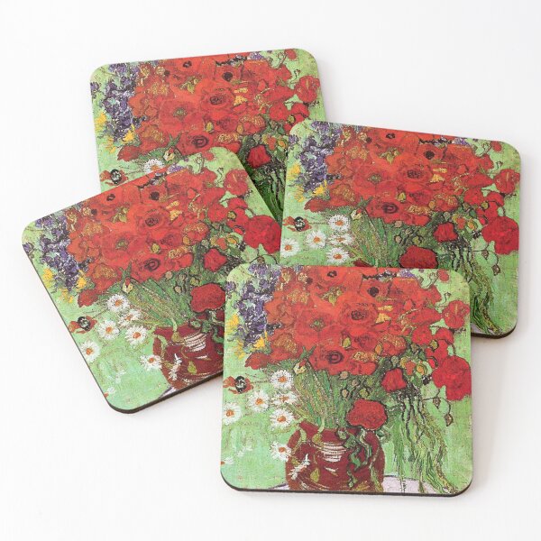 Item preview, Red Poppies and Daisies_Vincent van Gogh  Dutch post-impressionist painter (1853–1890) designed and sold by HomeGallery.