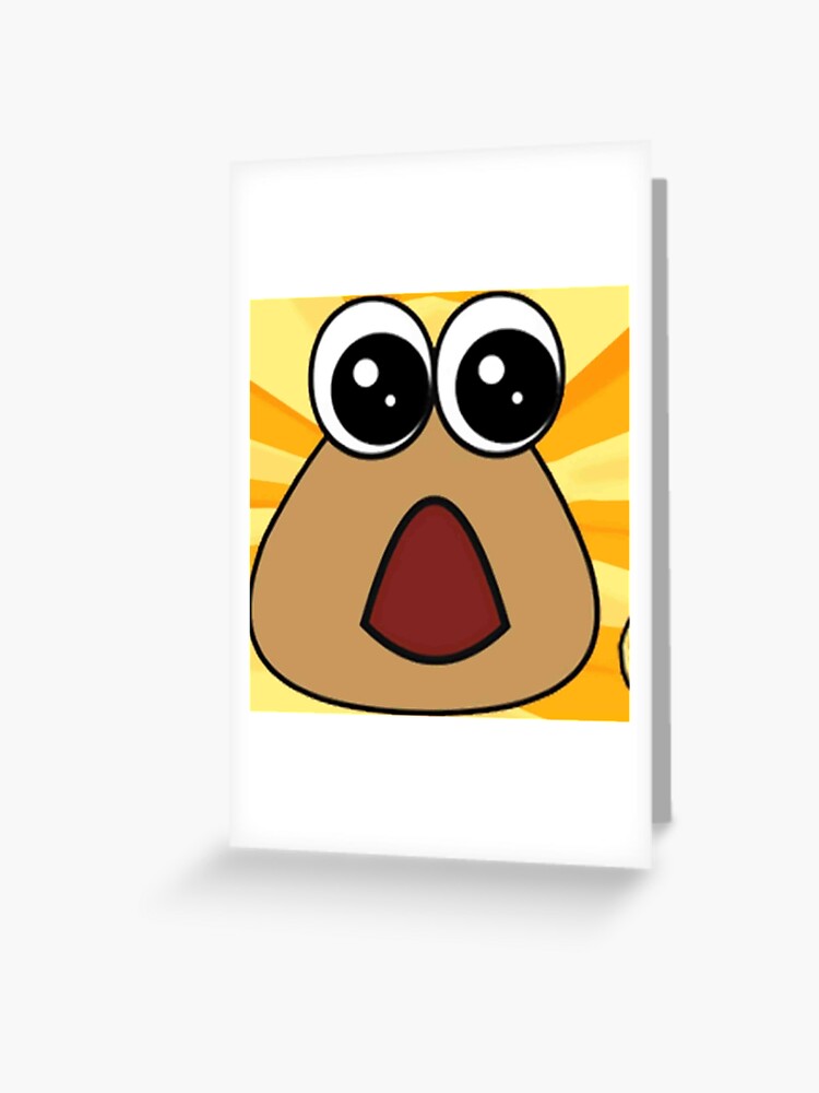 Pou Greeting Cards for Sale