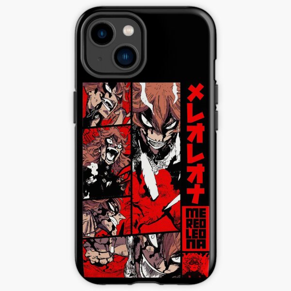 Mereoleona Vermillion == BLACK CLOVER = Manga Panel Design S04 -Red- Coque antichoc iPhone