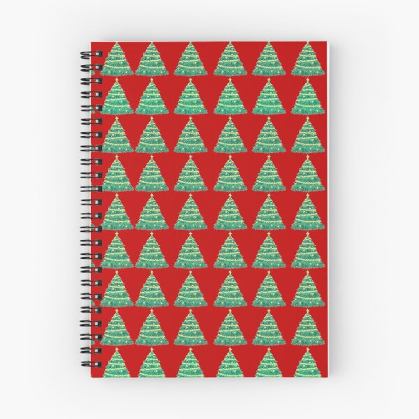Item preview, Vintage Retro | Pine Trees In a Forest | Christmas Trees | Repeating Pattern | Red designed and sold by NoirOwned.