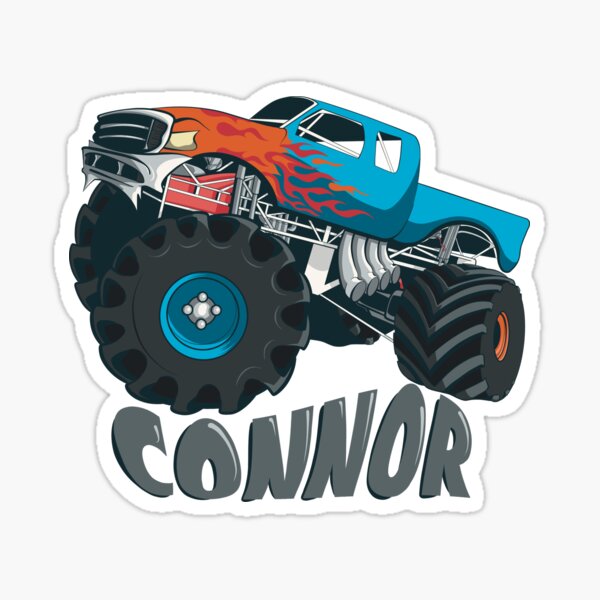 Monster Truck Stickers Redbubble