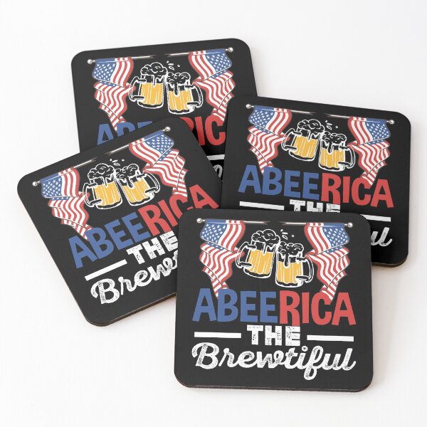 Item preview, Abeerica the Brewtiful | Patriotic Home Brewing  designed and sold by Dancing Dolphin Crafts.