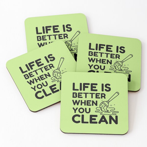 Copy of Team Cleaner Coasters (Set of 4)