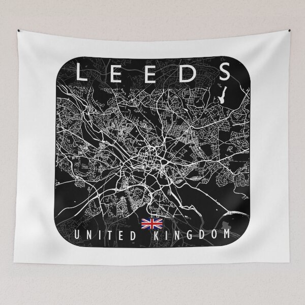 Item preview, LEEDS MAP UNITED KINGDOM designed and sold by hatimelhag.