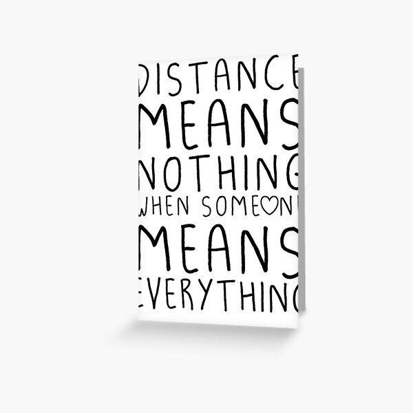 Long Distance Relationship Greeting Cards for Sale