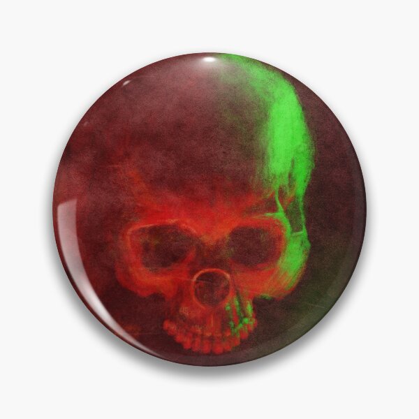 Item preview, Calavera Giallo - Rojo y Verde designed and sold by ARTmuffin.