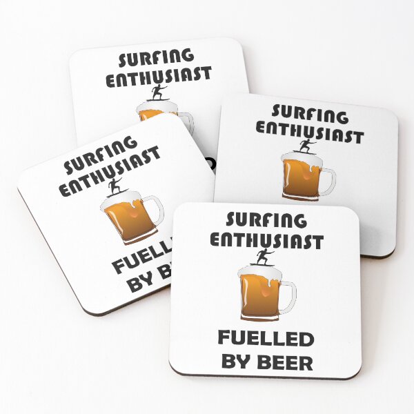Item preview, SURFING ENTHUSIAST FUELLED BY BEER designed and sold by DomGDesign.