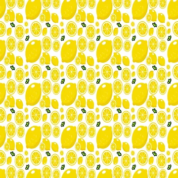 Artwork thumbnail, Lemon Patterns by spaceopy