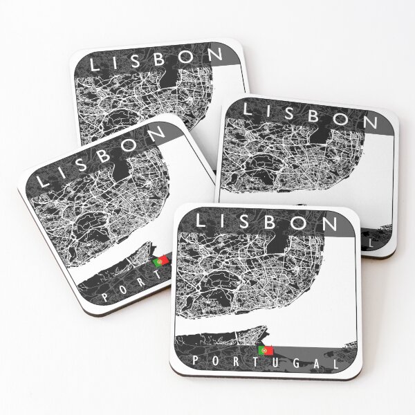 Item preview, LISBON MAP PORTUGAL designed and sold by hatimelhag.