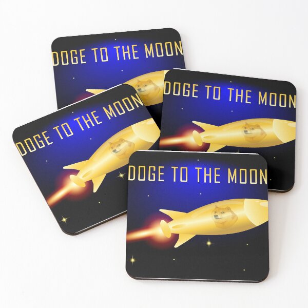 Item preview, Doge to the moon designed and sold by ZieProject.