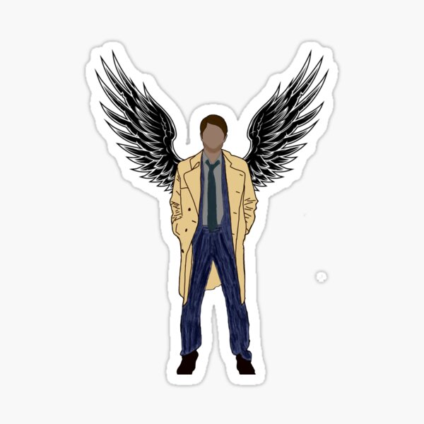 Castiel - An Angel of the Lord Sticker