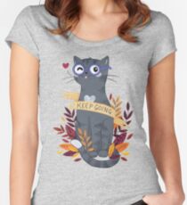Keep Going Women's Fitted Scoop T-Shirt