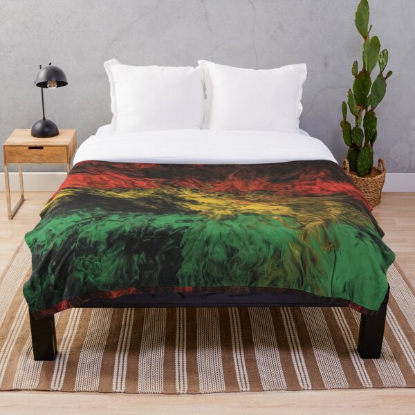 Item preview, Red Yellow Green Acrylic Pour Painting designed and sold by OneCreativePup.