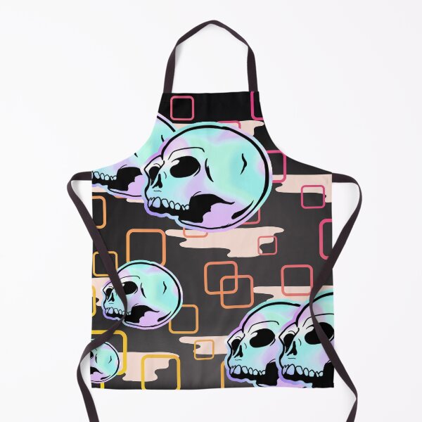 Item preview, Colorful Skull Pattern Colorful Squares designed and sold by aliyeus.