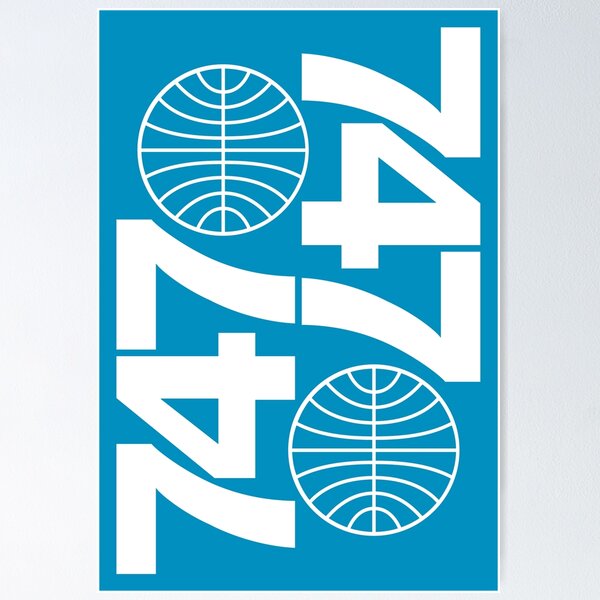 Item preview, Pan Am 747 | Pan American Retro Design  designed and sold by darryldesign.