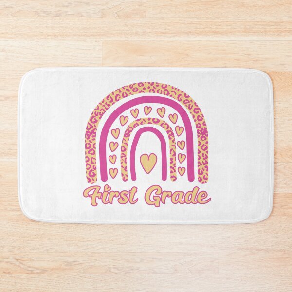 Item preview, First Grade - Animal Leopard Print Pink Rainbow designed and sold by Rhu Creations.